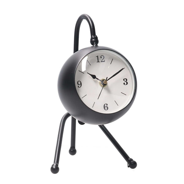 online Orologio da Tavolo 12x13xh21,5 cm in Metallo Nero