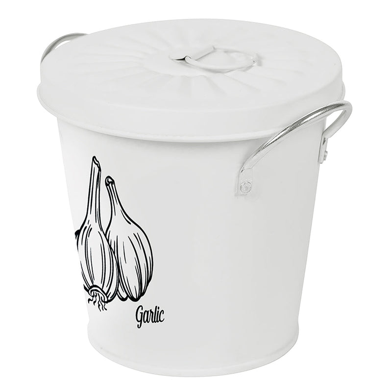 Secchiello per Aglio Ø16x13 cm 900 ml in Metallo VdE Tivoli 1996 Idee
