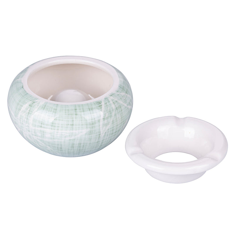 Posacenere Ø11,5x7 cm  in Hard Dolomite VdE Tivoli 1996 Cozumel Acqua Marina