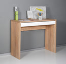 Scrivania da Ufficio 1 Cassetto 100x40x80 cm in Truciolare Nobilitato Rovere Sonoma