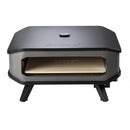  Forno per Pizza a Gas 17' Fino a 450° 42,5x42,5 cm con Pietra Refrattaria e Copertura