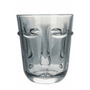 Set 6 Bicchieri Acqua Vis à Vis in Vetro VdE Tivoli 1996 Grigio scuro