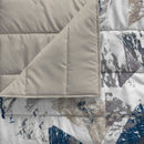 Trapuntino Estivo 100gr con Stampa in Microfibra Urban Blu Varie Misure