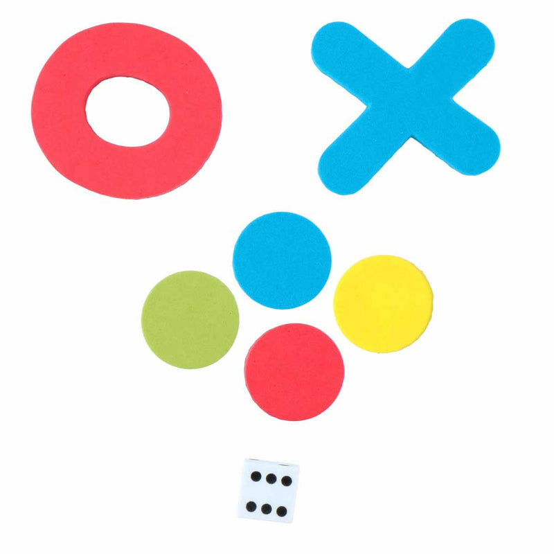 Tappeto Puzzle Maxi per Bambino 36pz 120x120 cm Giochi di Società con Accessori