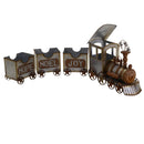 Treno in Metallo 143,5x54x25cm Decorazione
