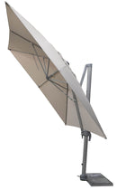 Ombrellone da Giardino Decentrato 3x3m in Alluminio Alba Grigio