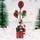 Babbo Natale con Palloncini Rosso e Verde Decorazione Addobbo Natalizio 82 cm