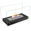 Camino a Bioetanolo da Pavimento 70x40,2 cm Flig Oakland Nero