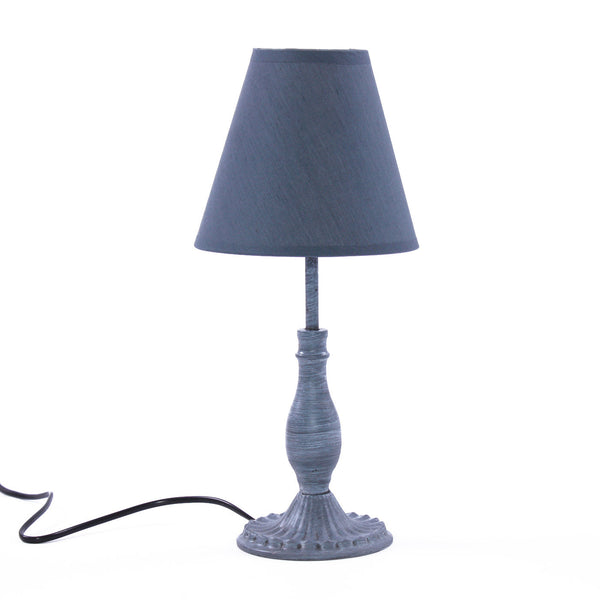 online Lampada da Tavolo Ø16xH36 cm in Metallo Grigio