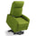 Fauteuil Ascenseur Électrique 2 Moteurs 67x75x110 cm en Tissu Seattle Vert Adrénaline