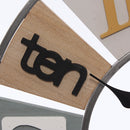 Orologio da Parete “Ingranaggi” Ø60 cm in Mdf Multicolor