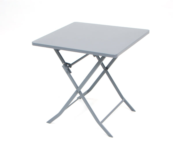 online Table Pliante Extérieure Pour Camping Jardin Gris 70X70 Cm