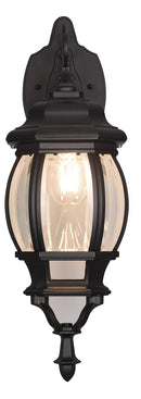 Applique da Esterno Attacco E27 in Alluminio Nero Opaco