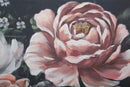 Dipinto su Tela Red Flowy 120x3,7x60 cm in Legno di Pino e Canvas Multicolor