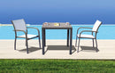 Tavolo da Giardino 80x80 cm in Alluminio San Vincenzo Tortora