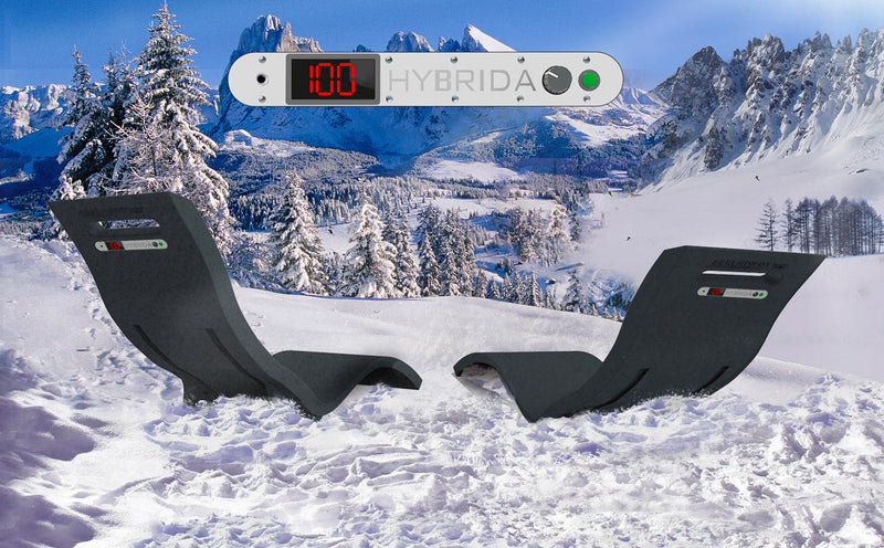 Lettino Chaise Longue Riscaldata da Esterno Giardino Seduta a Terra Arkema Serendipity Hybrida Cherry