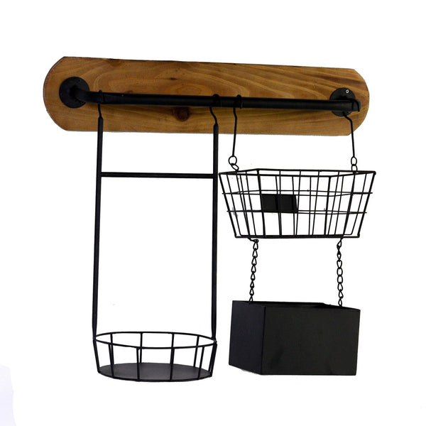 prezzo Etagère Métal 57x20H49cm Adami Noir