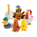 Set Pasta Modellabile Plastilina per Bambini 15 Barattoli 2 Stumenti Uccelli della Fattoria 