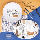 Insalatiera Irregolare 32 cm  in Ceramica VdE Tivoli 1996 Face to grey