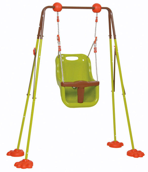 sconto Miller Baby Swing Balançoire de jardin 1 place avec structure en acier