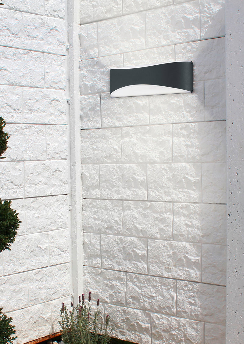 Applique da Esterno a LED in Pressofusione di alluminio Antracite