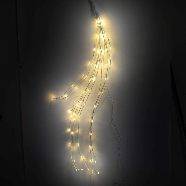 Guirlande Lumineuse Noël Adami 144 LED H120 cm Blanc Chaud Fil Blanc prezzo