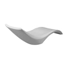Lettino Chaise Longue da Giardino 220x70x60 cm in Polietilene Sined  Vega Bianca