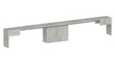 Panca Allungabile 66/290x25x45 cm Pratika Singola A Cemento  