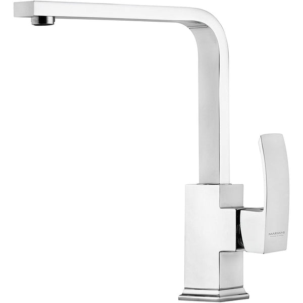 sconto Mariani Marte Mitigeur monocommande pivotant en laiton chromé pour évier haut