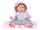 Poupée Reborn Femme Vinyle Réaliste 30cm Assis Kidfun Real Baby Monique