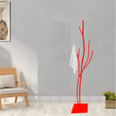 Appendiabiti da Terra 33x33x178 cm in Ferro Battuto Vasconi Castagno Rosso