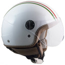Casco Jet per Scooter Visiera Sagomata CGM Italia 109I Bianco Varie Misure
