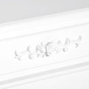 Comodino con Cassetto in Legno Bianco 40x35x60 cm 