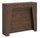 Console Extensible 90x25/211 cm Panneaux Mélamine Noyer Anea