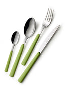 Servizio Set di Posate 24 Pezzi in Acciaio Eme Fast Verde 69