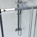 Box Doccia 3 Lati 1 Anta Scorrevole in Cristallo Trasparente 8mm H200 Bonussi Eliane