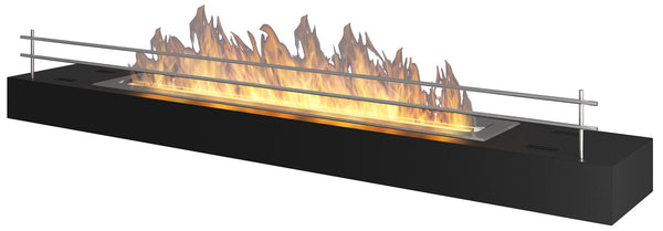 Camino a Bioetanolo da Tavolo 120x19 cm Firebox 1200 Nero Seconda Scelta sconto