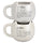 Ensemble de 2 tasses en céramique blanche VdE Tivoli 1996
