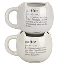 Set 2 tazze  in Ceramica VdE Tivoli 1996 Bianco