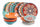Service de Table 18 Pièces en Porcelaine Multicolore Villa d'Este Home Tivoli Shiraz