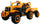 Tracteur électrique pour enfants 12V avec remorque Kidfun Rural Orange