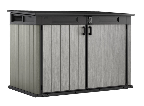 prezzo Armoire à Outils de Jardin 190,5x132,5x109,3 cm en Résine Keter Grande Store Gris