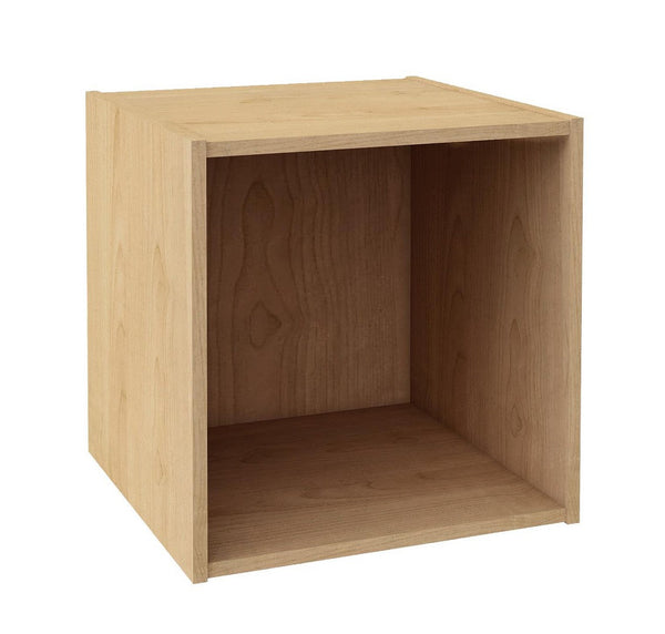 Cubo Composite  35x35x35 cm in Compensato  Naturale sconto