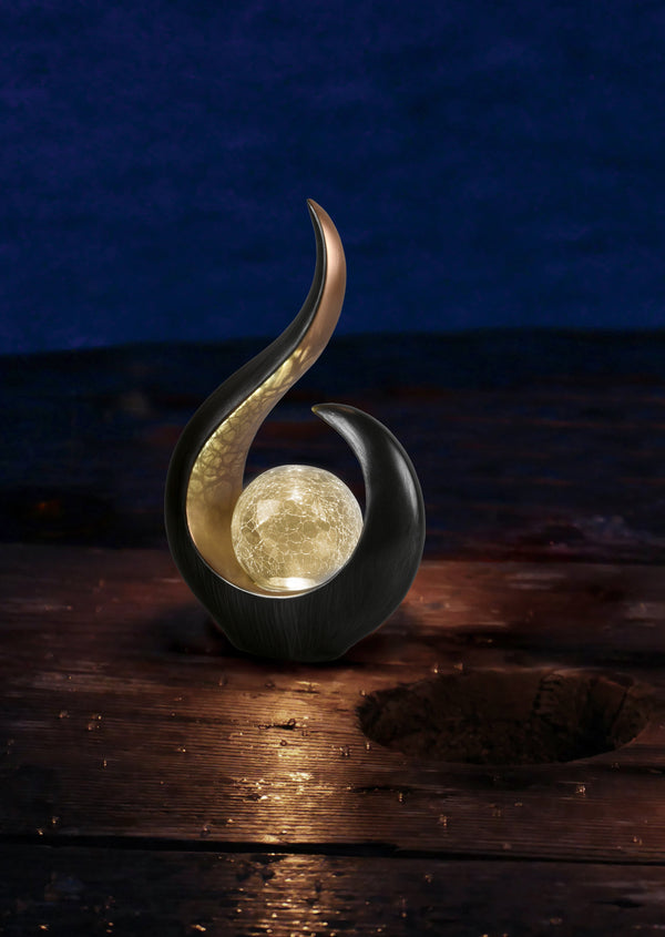 acquista Lampe de table LED d'extérieur en plastique anthracite