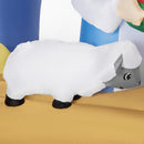 Presepe di Natale Gonfiabile 206x95x157 cm con Luci LED