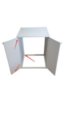 Coprilavatrice da Esterno 68,5x64,5x88 cm 2 Ante Bianco Seconda Scelta