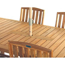 Tavolo Allungabile da Giardino 180/240x100xH75 cm in legno Brian