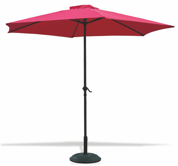 prezzo Soriani Cuba Parasol de jardin rond en aluminium rouge 3 m