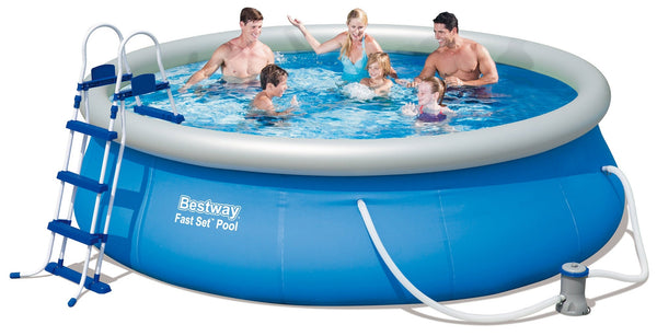 sconto Piscine Gonflable Autoportante Ronde Ø366x91cm Bestway Fast Set 57277