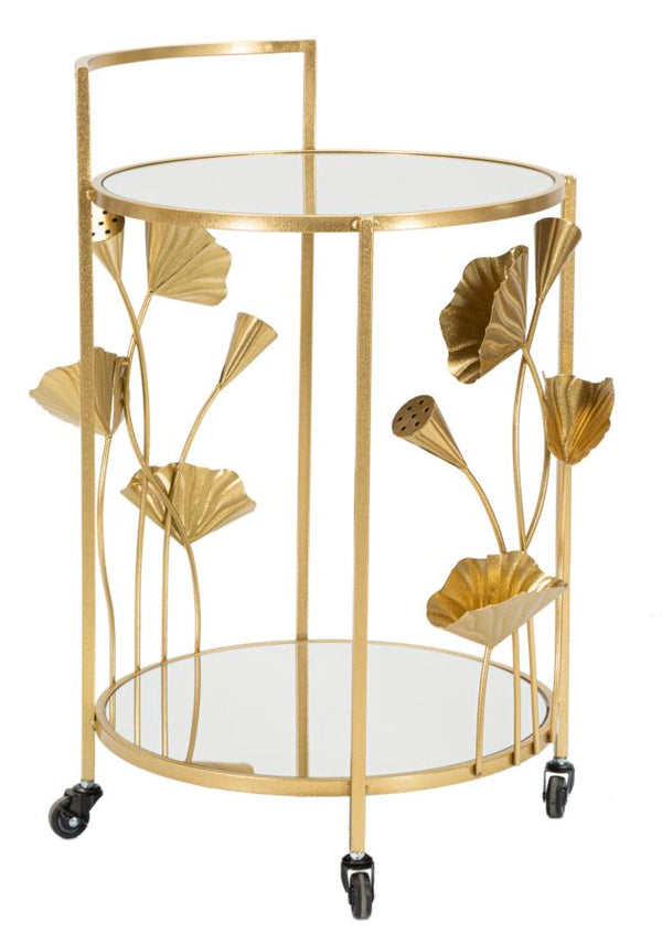 Chariot Flow 60x76x46 cm en Fer et MDF Or online